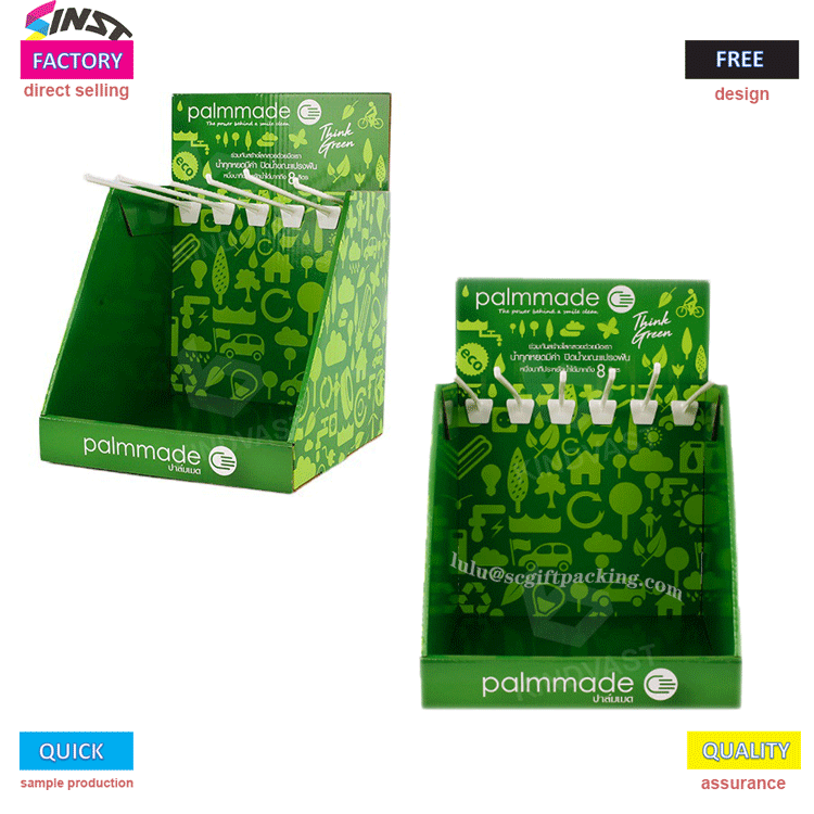 헤드폰 후크 디스플레이 상자가 