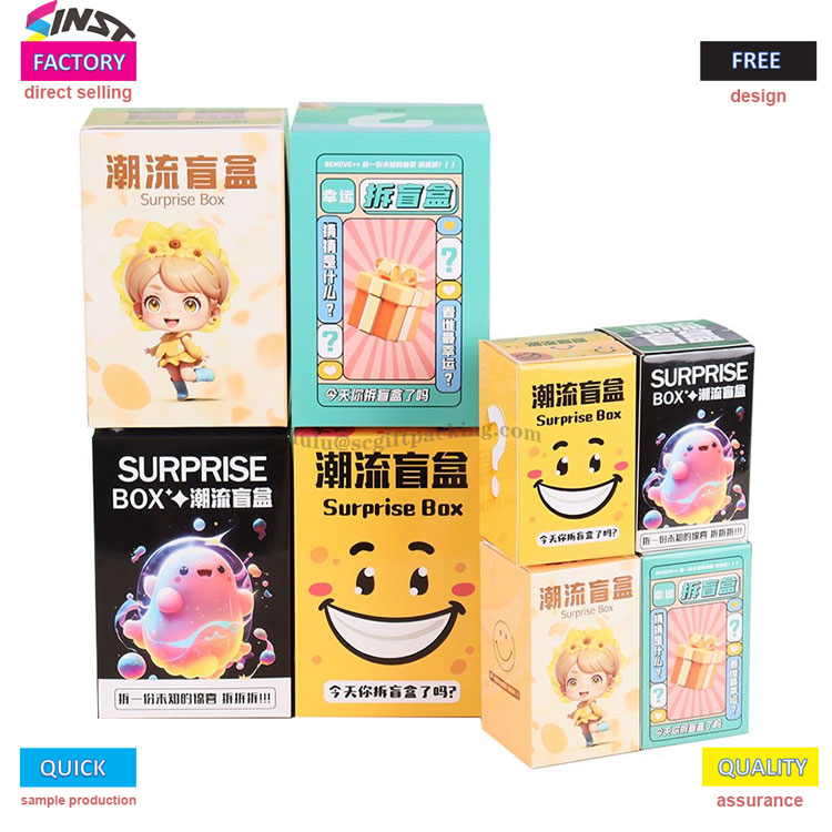 트렌디 한 인형 블라인드 박스 눈물 카드 상자